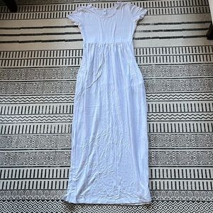White Maxi dress size small